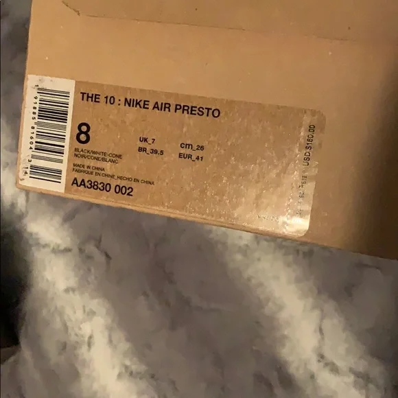 COPY - Nike air presto off white size 8 - Picture 5 of 5
